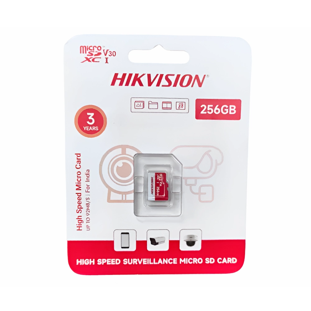 Hikvision Micro SD Card 256GB For CCTV Camera and Smart Phone